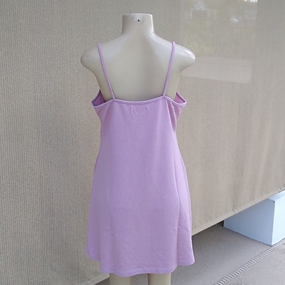 NWT Wild Fable Responsible Style Pink Sparkle Mini Dress - Size XL - Picture 3 of 7